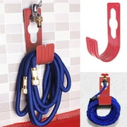 PRETXORVE Hose Holder, Garden Hose Wall Mounted Hose Rack, Plastic Duty Hose Hanger Hook Wall Garden Expansion Heavy Pipe Convenient Hose